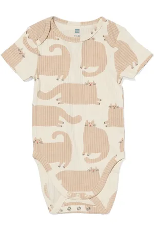 HEMA Meegroeiromper Rib Bamboe Met Stretch Dieren