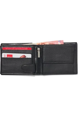 HEMA Billfold Portemonnee Zwart Leer RFID