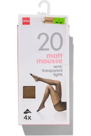 HEMA 4-pak Pantys Mat Halfdoorschijnend 20 Denier