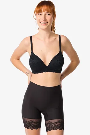 HEMA Medium Corrigerende Biker Hoge Taille Met Kant