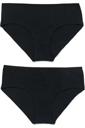 HEMA Dames Hipsters Stretch Katoen - 2 Stuks