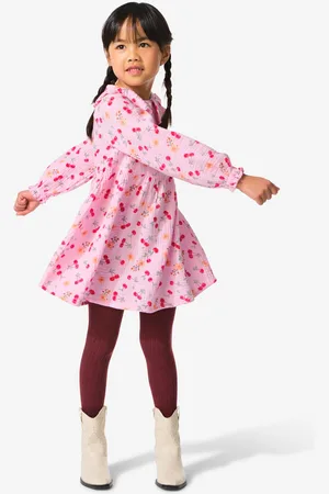 HEMA Kinderjurk Mousseline Kersen