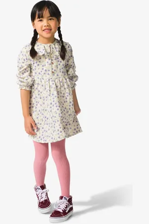 HEMA Kinderjurk Mousseline Bloemen