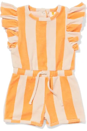 HEMA Babyjumpsuit Badstof Strepen