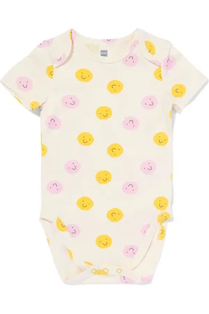 HEMA Babyromper Katoen Met Stretch Gezichtje