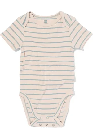 HEMA Meegroeiromper Rib Bamboe Met Stretch Strepen
