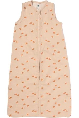 HEMA Baby Slaapzak Mouwloos Mousseline 0.5tog Vogels