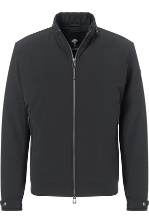 JOOP! Waterafstotende blouson met stretchgehalte en logo-patch