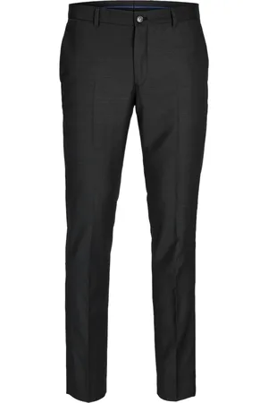JACK & JONES Business pantalon van een wolmix met stretch