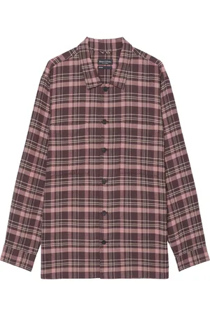 Marc O’ Polo Overshirt van biokatoen in flanel-kwaliteit