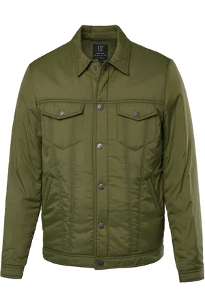 JP 1880 Blouson in overshirt-look met doorgestikt patroon