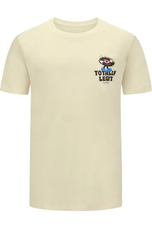 JACK & JONES T-shirt met motief-print op de achterkant