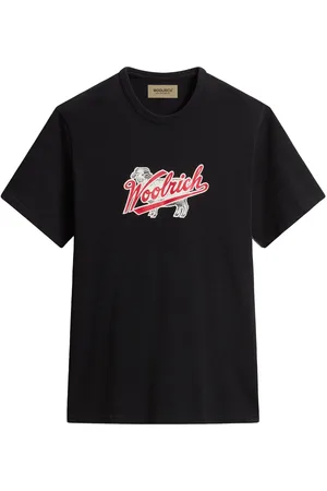 Woolrich Katoenen T-shirt met frontprint