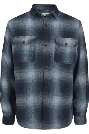 JACK & JONES Overshirt met glencheck-motief