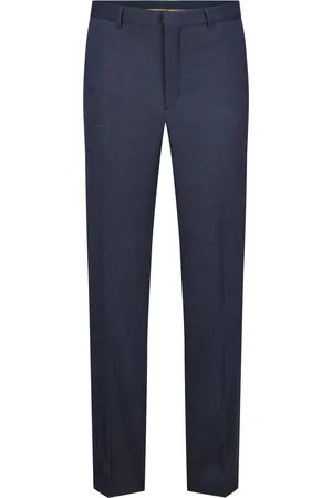 HUGO BOSS Business broek Leon met geweven patroon, regular fit