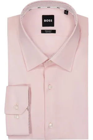 HUGO BOSS Overhemd met fijne structuur, regular fit