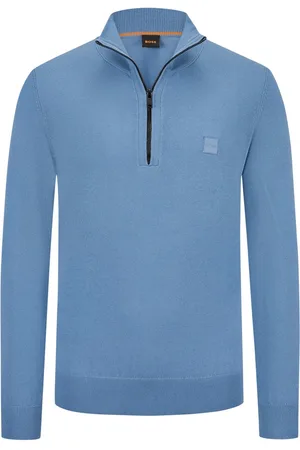HUGO BOSS Lichte gebreide troyer met kasjmiergehalte