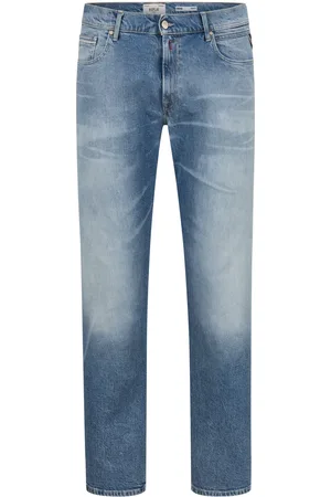 Replay Jeans Grover met washed-effect, straight fit