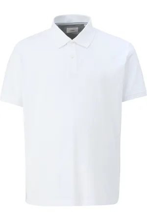 QS by s.Oliver Poloshirt piqué van katoen met stretch