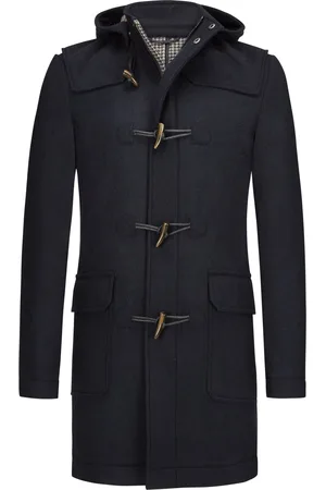 Tom Rusborg Dufflecoat met afneembare capuchon