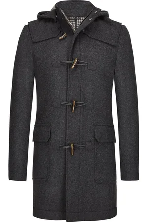Tom Rusborg Dufflecoat met afneembare capuchon