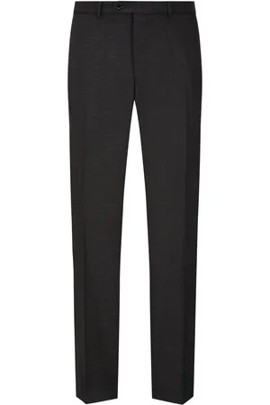 Digel Business broek met stretchgehalte en verfijnd motief