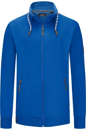 Ragman Sweatvest met trekkoord in de kraag