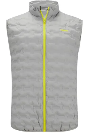 JACK & JONES Gewatteerde bodywarmer met rubberen merkpatch