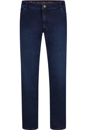 JP 1880 Raw jeans met elastische Traveller tailleband