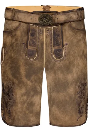 Maddox Country Lederhose met riem
