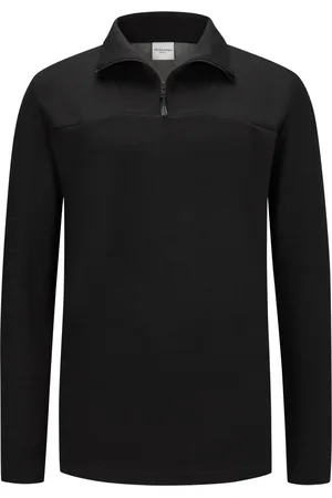 JACK & JONES Sweatshirt met troyerkraag en verborgen rits