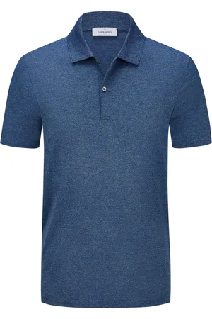 Gran Sasso Poloshirt van licht katoen met verfijnd streepjesmotief
