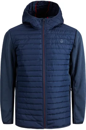 JACK & JONES Licht gewatteerde jas met capuchon