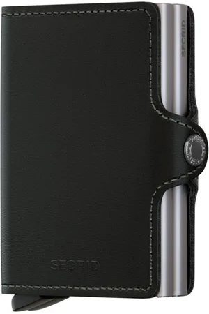 Secrid Compacte portemonnee van leer met cardprotector