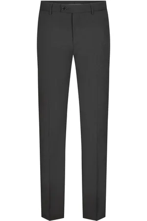 Digel Business pantalon van scheerwol met stretchgehalte