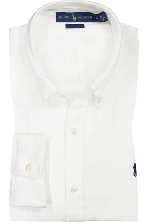 Ralph Lauren Linnen overhemd met button-downkraag