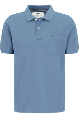 Fynch-Hatton Poloshirt piqué van katoen met borstzak