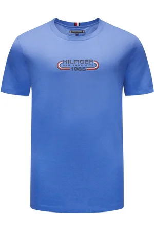 Tommy Hilfiger T-shirt van katoen met rubberen merklogo