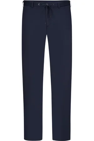 Digel Mix & Match broek van elastisch Powerstretch-materiaal met tunnelkoord, modern fit