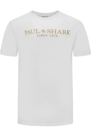 Paul & Shark T-shirt van gemerceriseerd katoen met logo-borduursel