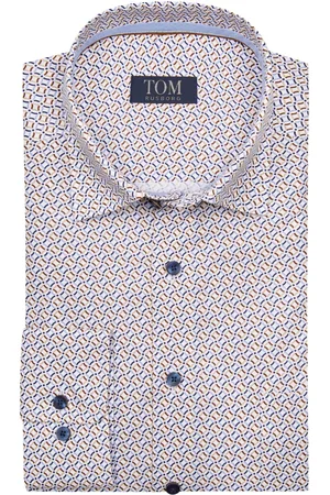 Tom Rusborg Overhemd met geometrische print, comfort fit