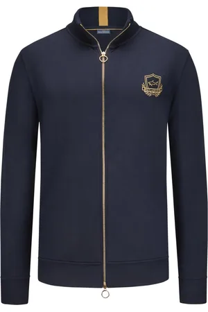 Paul & Shark Zacht sweatvest met logo-borduursel