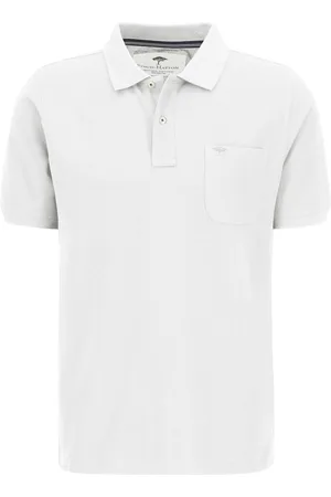 Fynch-Hatton Poloshirt piqué van katoen met borstzak