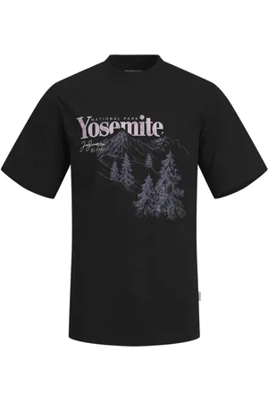 JACK & JONES Katoenen T-shirt met frontprint
