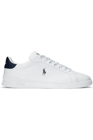 Ralph Lauren Low top sneakers met poloruiter-gravure