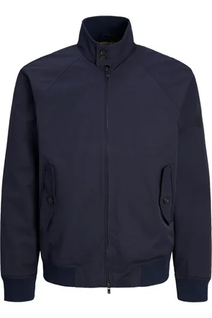 JACK & JONES Blouson van katoen met glencheck-voering