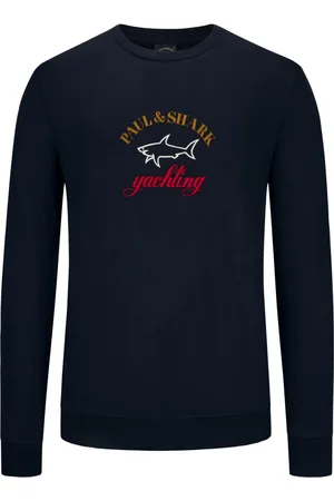 Paul & Shark Sweatshirt van katoen met logo-borduursel
