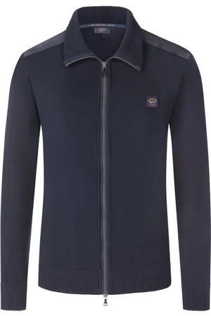 Paul & Shark Gebreid vest met zakken met ritssluiting, Bretagne