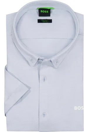 HUGO BOSS Overhemd met korte mouwen van jersey, 4-Way-stretch