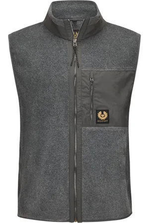 Belstaff Bodywarmer van fleecestof met logopatch
